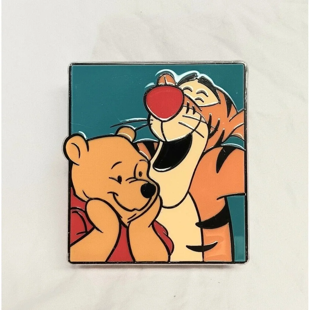 Vintage Disney Winnie The Pooh & Tigger Trinket Box Jewelry Keepsake Collectible